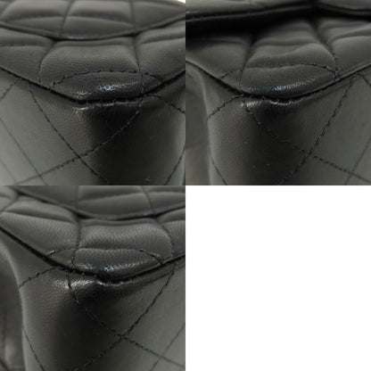 CHANEL シャネル チェーンショルダー マトラッセ シルバー金具 ショルダーバッグ ラムスキン レディース 中古