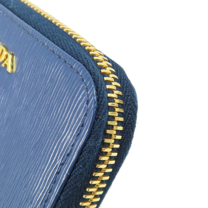 PRADA プラダ サフィアーノ ロゴ金具 コインケース レザー レディース 中古