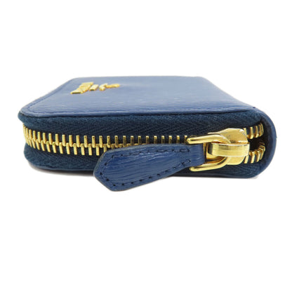 PRADA プラダ サフィアーノ ロゴ金具 コインケース レザー レディース 中古