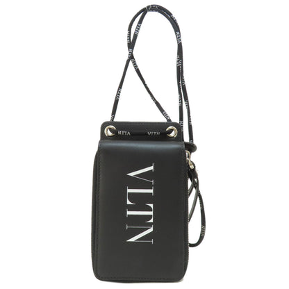 VALENTINO GARAVANI ヴァレンチノガラバーニ ロゴ 二つ折り財布（小銭入れあり） レザー レディース 中古