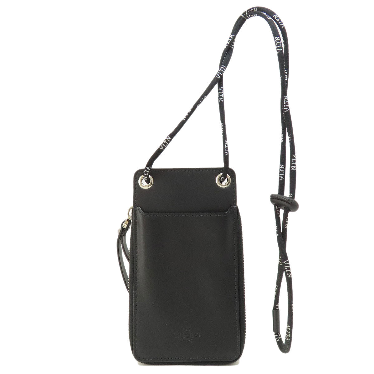 VALENTINO GARAVANI ヴァレンチノガラバーニ ロゴ 二つ折り財布（小銭入れあり） レザー レディース 中古