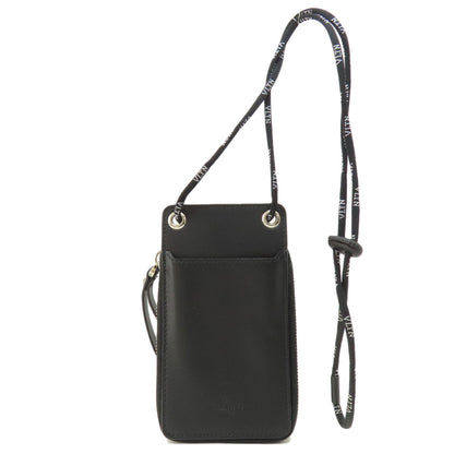 VALENTINO GARAVANI ヴァレンチノガラバーニ ロゴ 二つ折り財布（小銭入れあり） レザー レディース 中古
