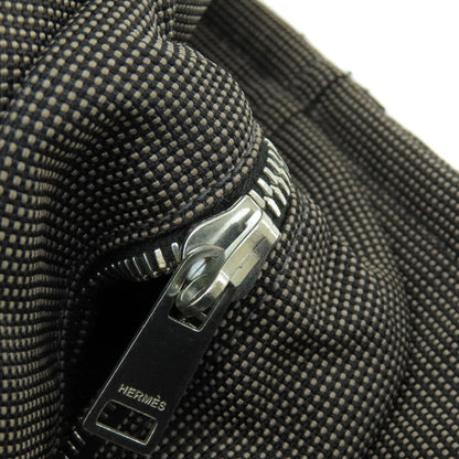 HERMES エルメス エールラインMM ハンドバッグ キャンバス レディース 中古