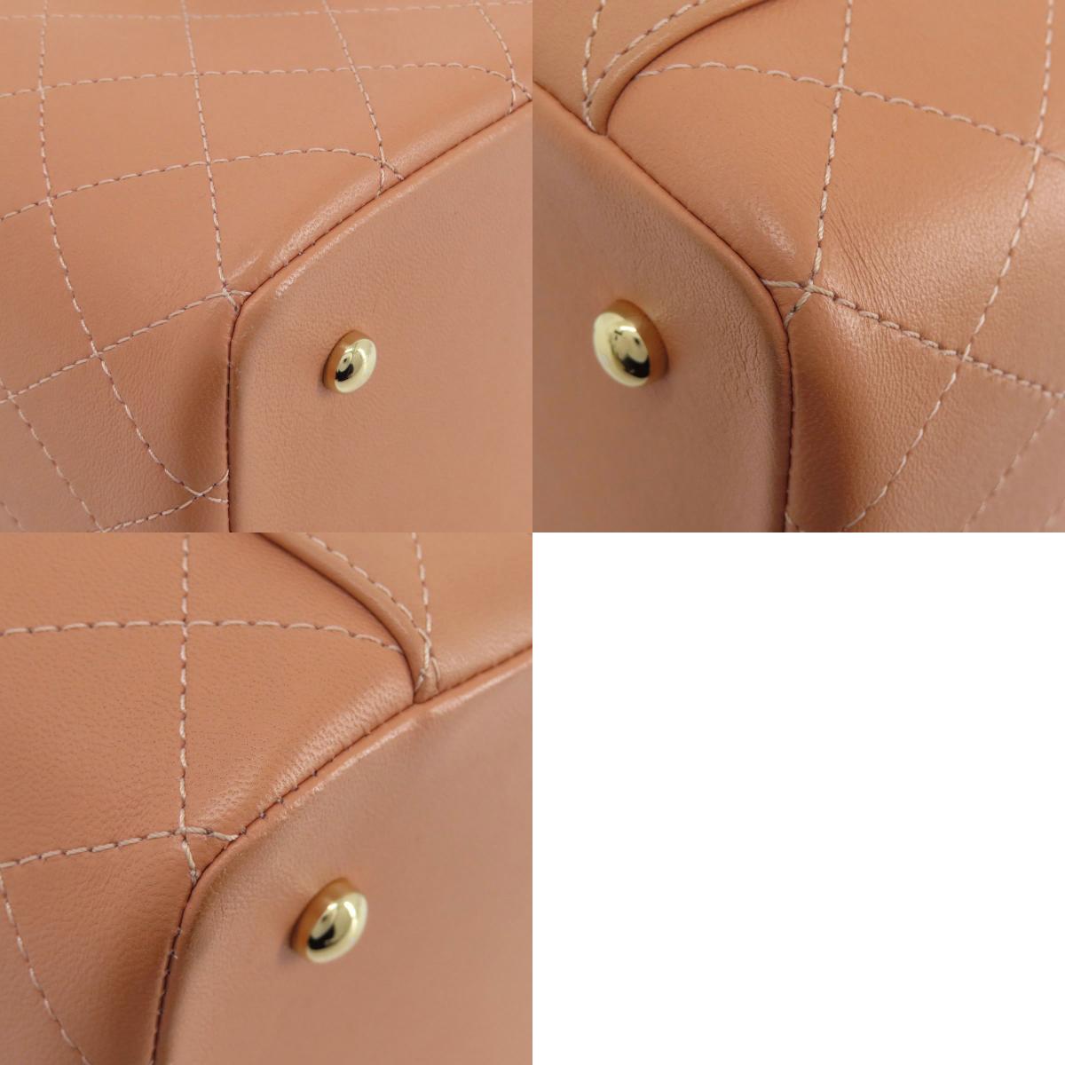 CHANEL シャネル バニティ 2WAY ゴールド金具 ハンドバッグ カーフ レディース 中古