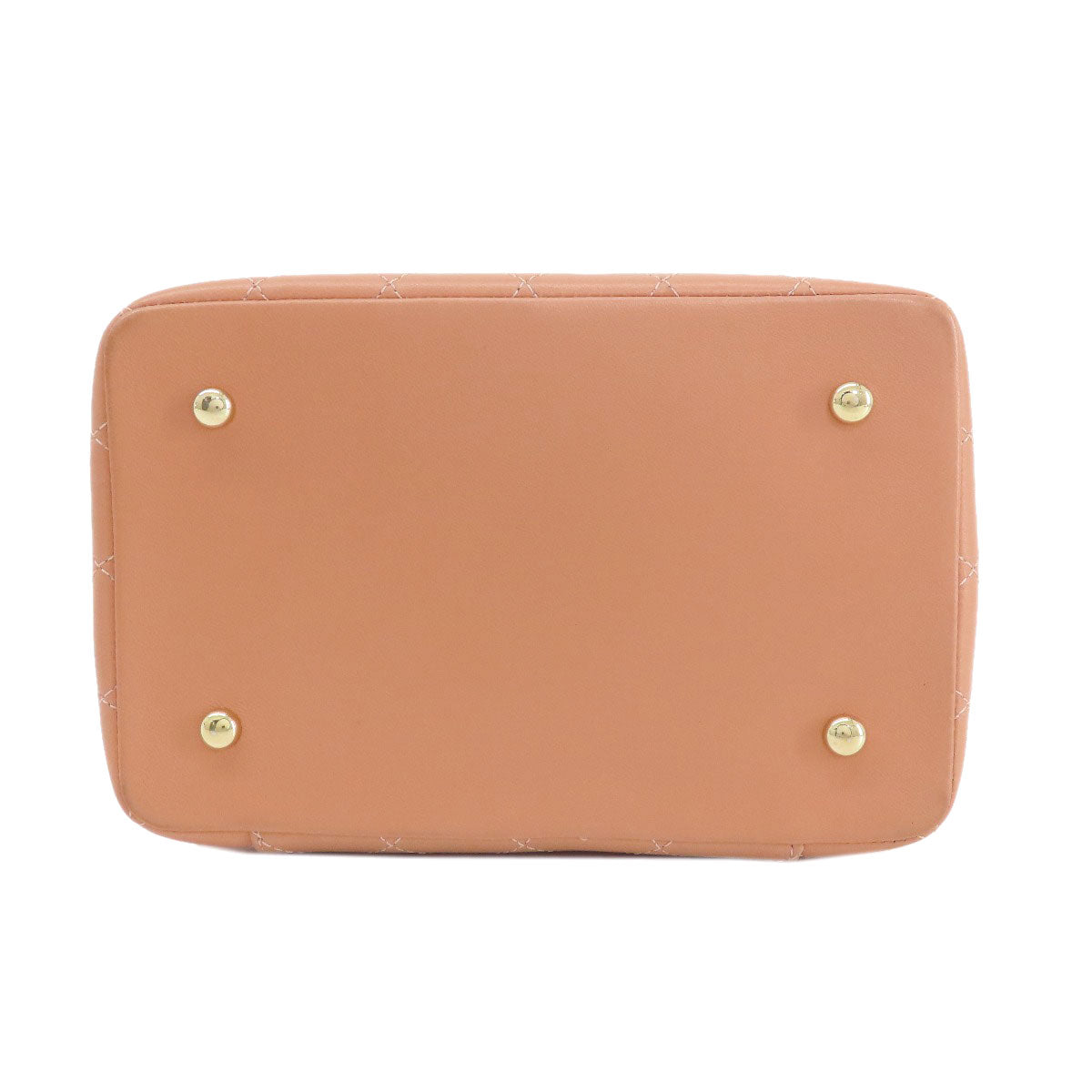 CHANEL シャネル バニティ 2WAY ゴールド金具 ハンドバッグ カーフ レディース 中古
