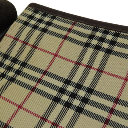 BURBERRY バーバリー ノバチェック ショルダーバッグ キャンバス レディース 中古
