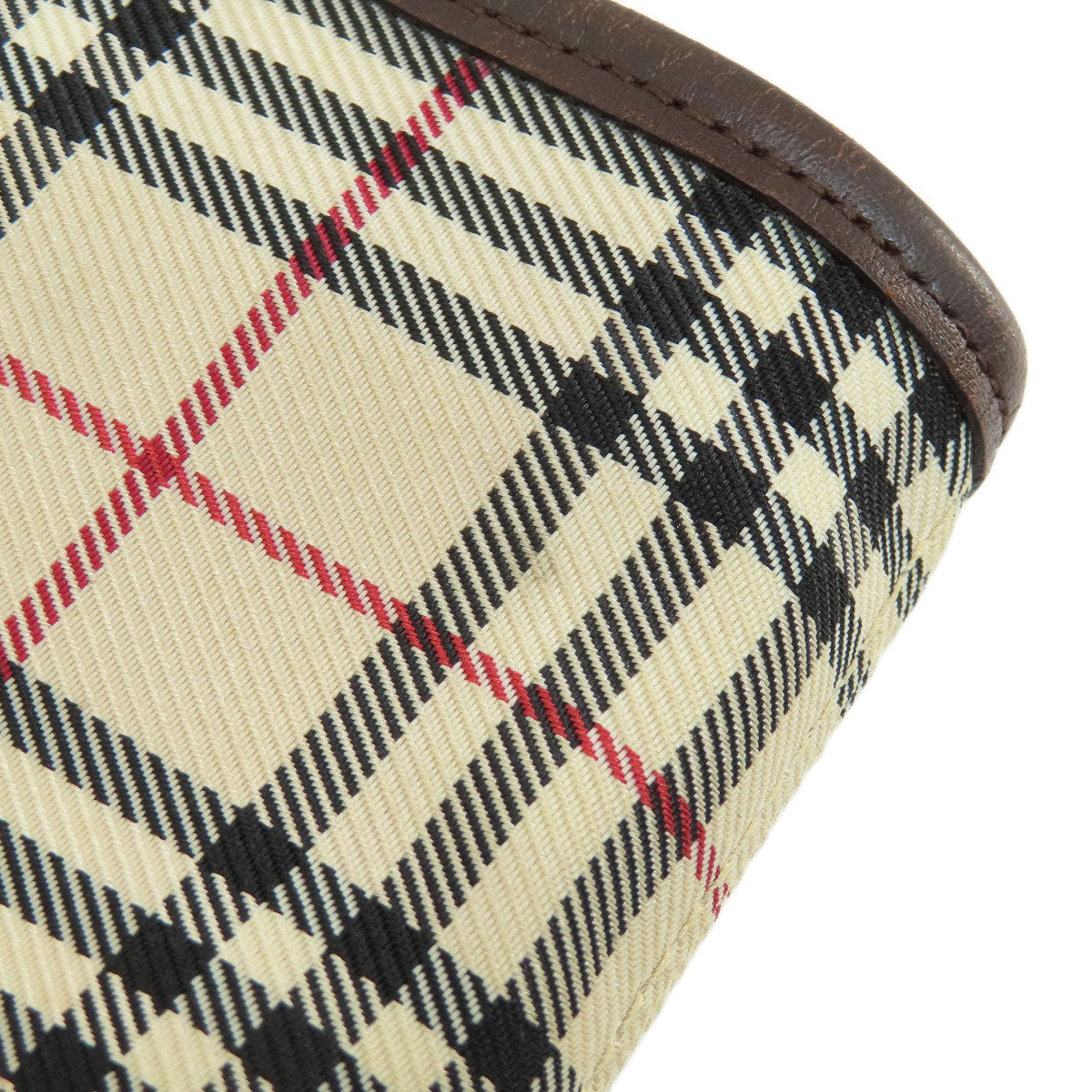 BURBERRY バーバリー ノバチェック ショルダーバッグ キャンバス レディース 中古