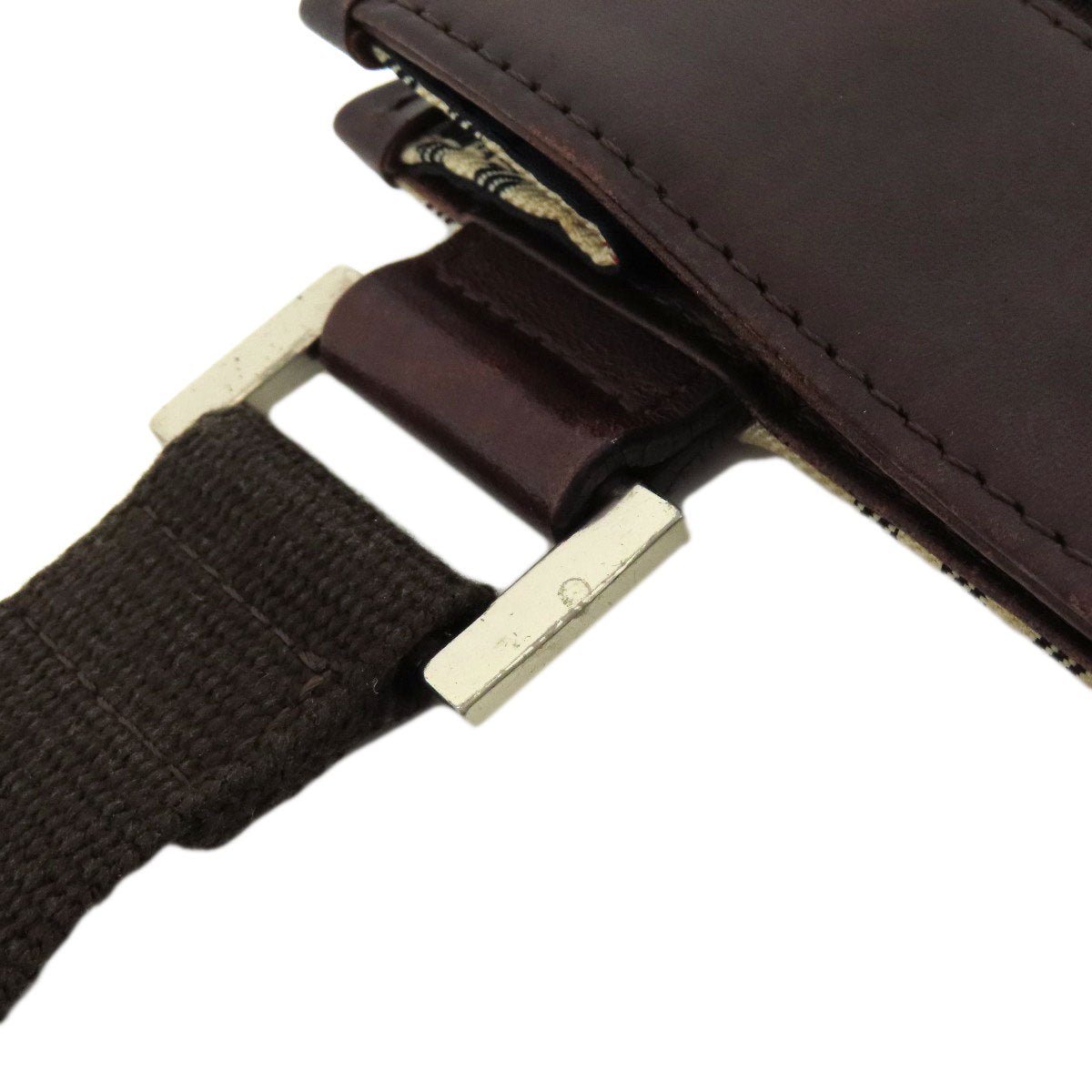 BURBERRY バーバリー ノバチェック ショルダーバッグ キャンバス レディース 中古