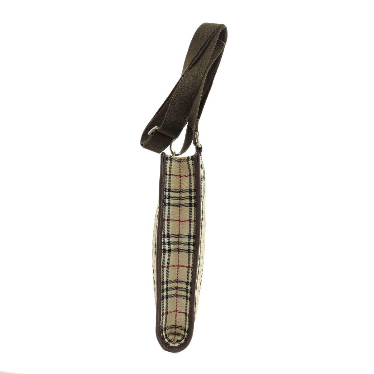 BURBERRY バーバリー ノバチェック ショルダーバッグ キャンバス レディース 中古