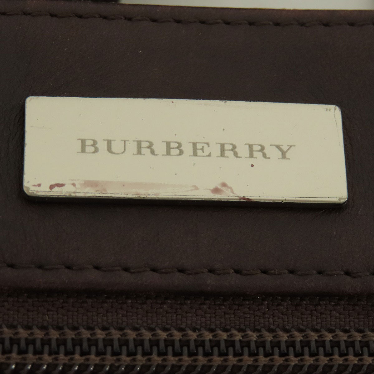BURBERRY バーバリー ノバチェック ショルダーバッグ キャンバス レディース 中古