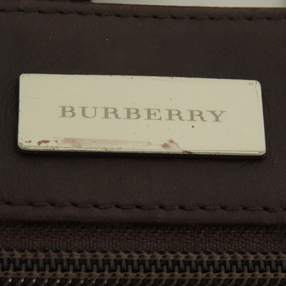 BURBERRY バーバリー ノバチェック ショルダーバッグ キャンバス レディース 中古