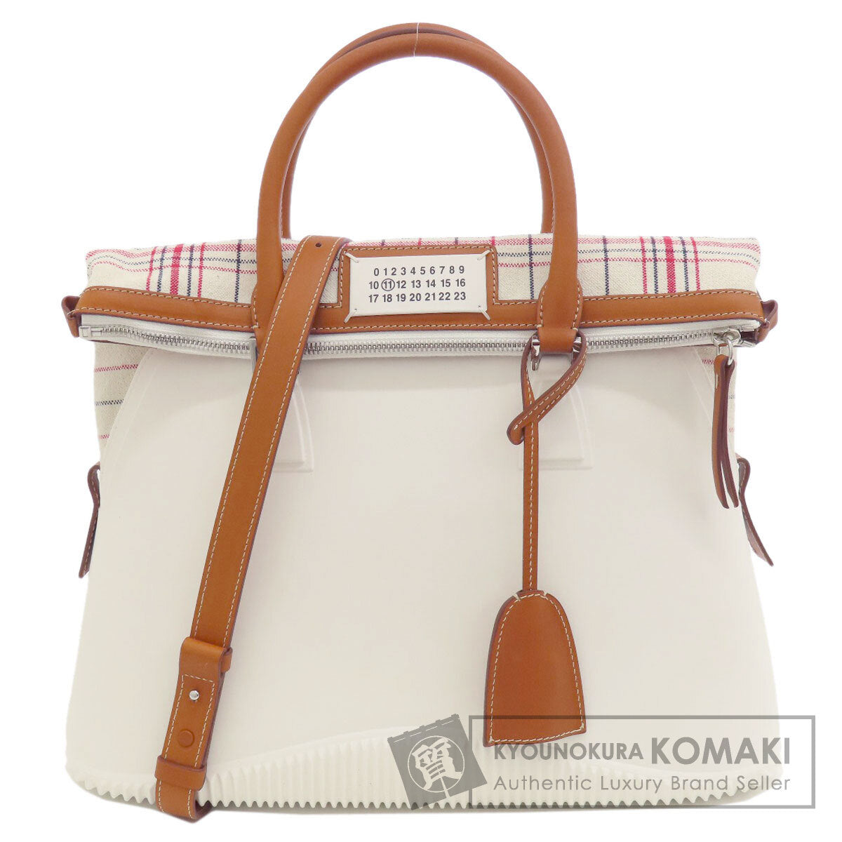 SELECT BAG セレクトバッグ メゾン・マルジェラ 5AC 2WAY ハンドバッグ ラバー レディース 中古