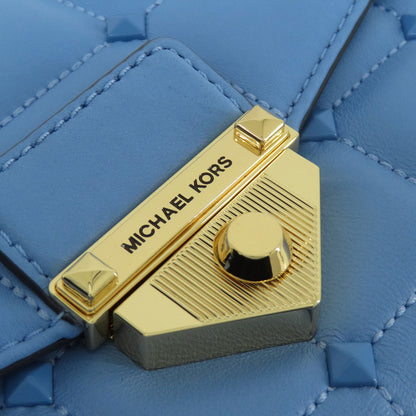 Michael Kors マイケルコース キルティング スタッズ チェーンショルダー ショルダーバッグ レザー レディース 中古