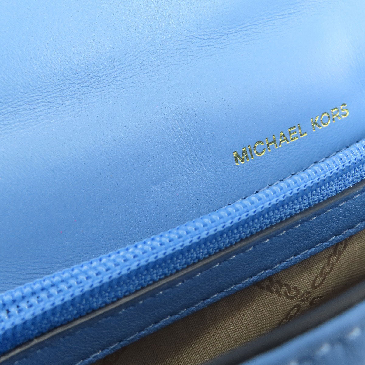 Michael Kors マイケルコース キルティング スタッズ チェーンショルダー ショルダーバッグ レザー レディース 中古