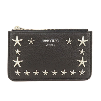Jimmy Choo ジミーチュウ スターモチーフ コインケース レザー レディース 中古