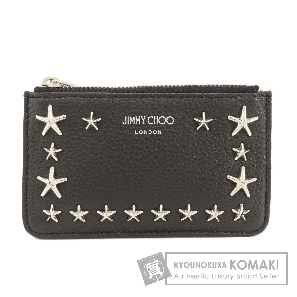 Jimmy Choo ジミーチュウ スターモチーフ コインケース レザー レディース 中古