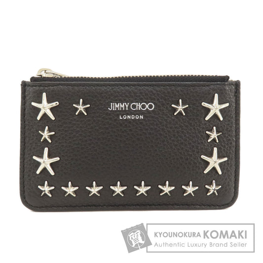 Jimmy Choo ジミーチュウ スターモチーフ コインケース レザー レディース 中古