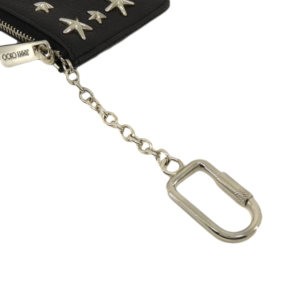 Jimmy Choo ジミーチュウ スターモチーフ コインケース レザー レディース 中古