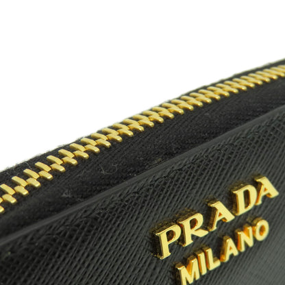 PRADA プラダ サフィアーノ ロゴ金具 コインケース レザー レディース 中古