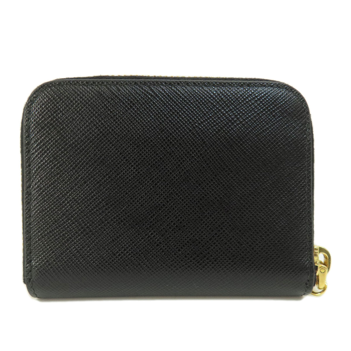 PRADA プラダ サフィアーノ ロゴ金具 コインケース レザー レディース 中古