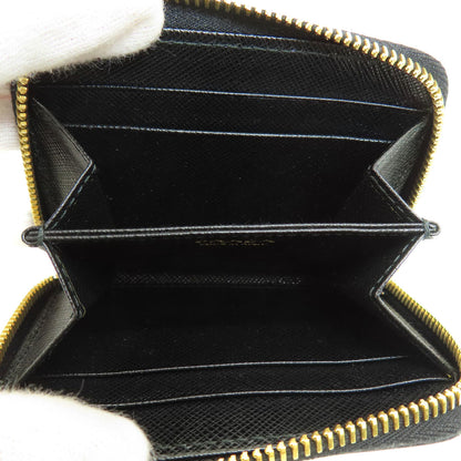PRADA プラダ サフィアーノ ロゴ金具 コインケース レザー レディース 中古