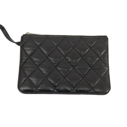 CHANEL シャネル マトラッセ シルバー金具 トートバッグ ラムスキン レディース 中古