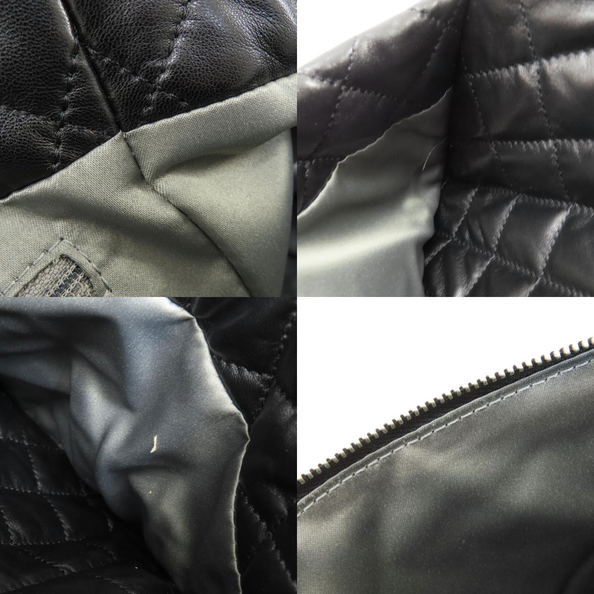 CHANEL シャネル マトラッセ シルバー金具 トートバッグ ラムスキン レディース 中古