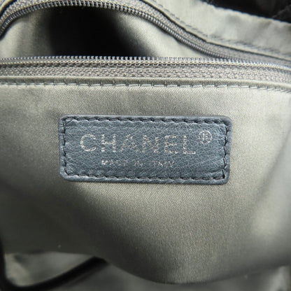 CHANEL シャネル マトラッセ シルバー金具 トートバッグ ラムスキン レディース 中古
