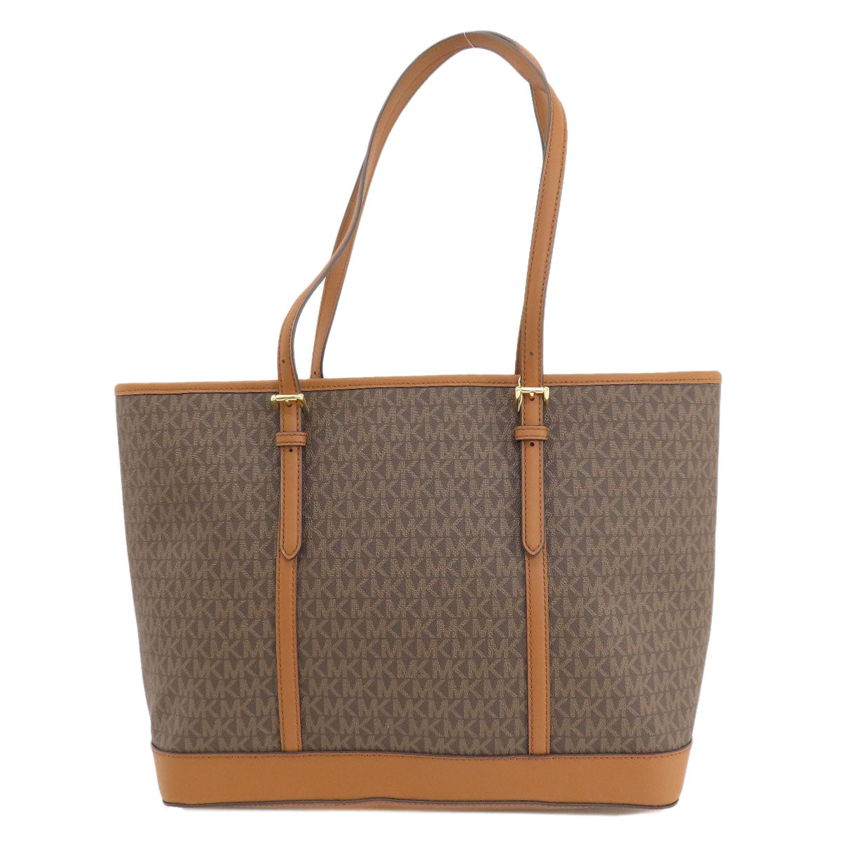 Michael Kors マイケルコース MKシグネチャー トートバッグ PVC レディース 中古