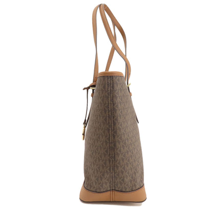Michael Kors マイケルコース MKシグネチャー トートバッグ PVC レディース 中古