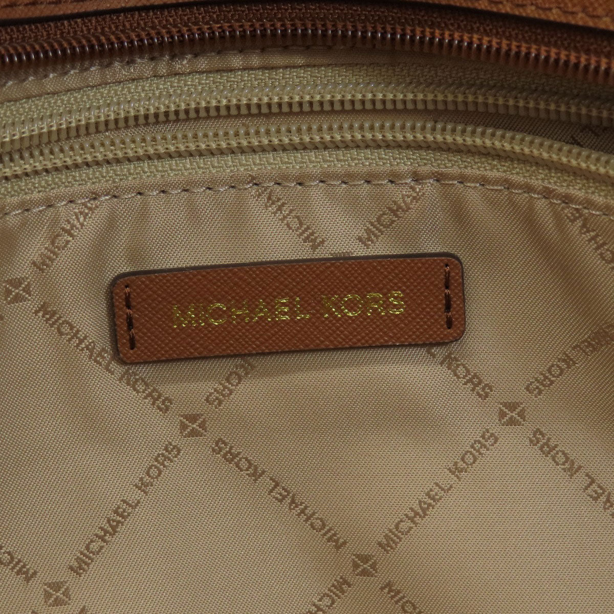 Michael Kors マイケルコース MKシグネチャー トートバッグ PVC レディース 中古