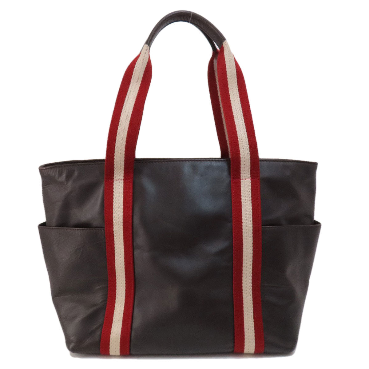 BALLY バリー バリーストライプ トートバッグ レザー レディース 中古