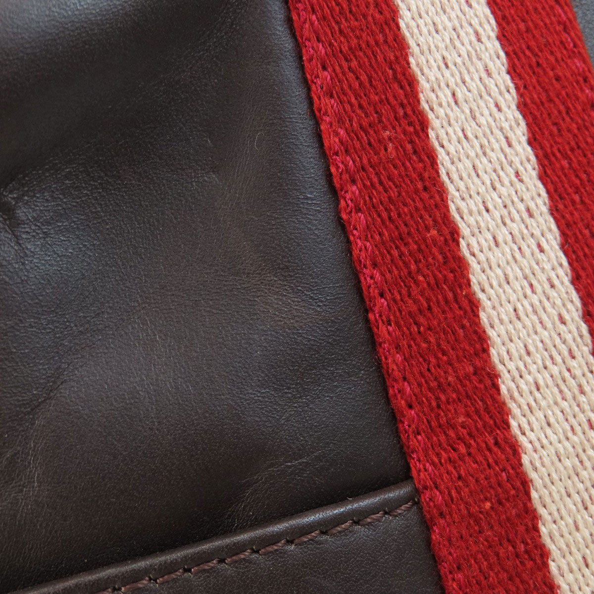 BALLY バリー バリーストライプ トートバッグ レザー レディース 中古