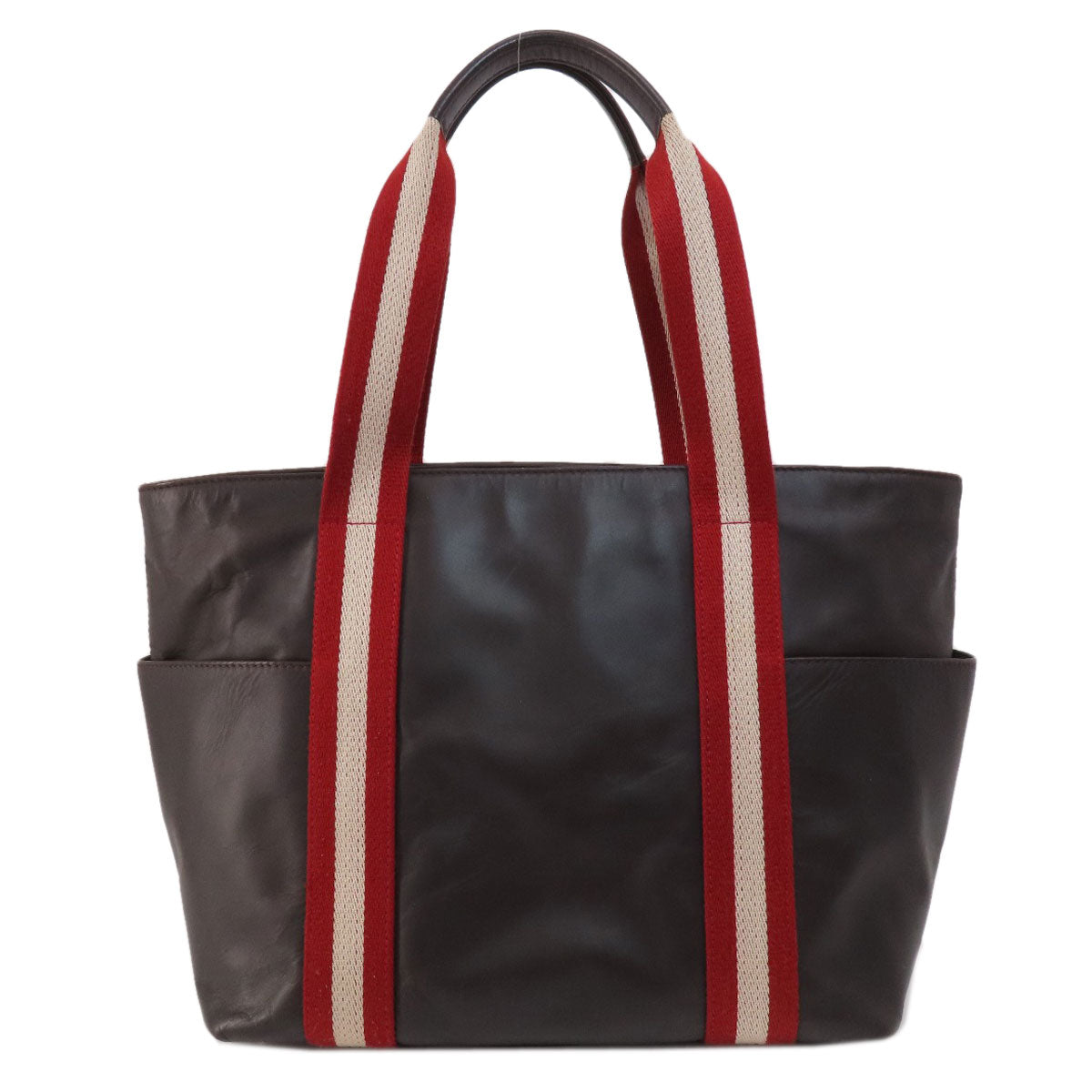 BALLY バリー バリーストライプ トートバッグ レザー レディース 中古