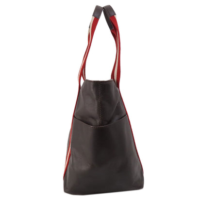 BALLY バリー バリーストライプ トートバッグ レザー レディース 中古