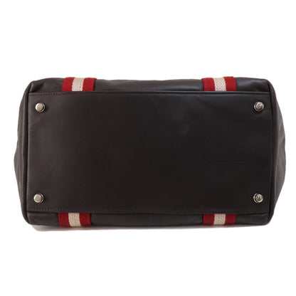 BALLY バリー バリーストライプ トートバッグ レザー レディース 中古