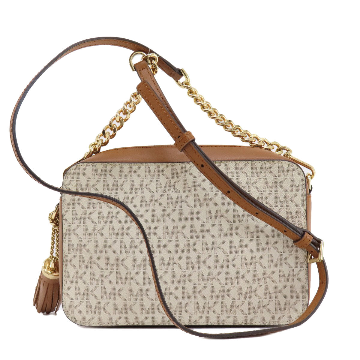 Michael Kors マイケルコース MKシグネチャー ショルダーバッグ PVC レディース 中古