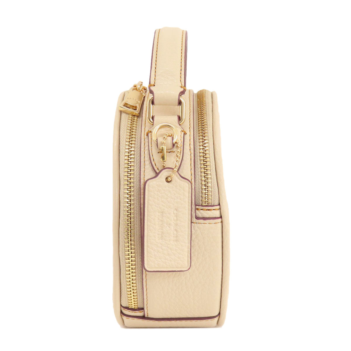 COACH コーチ CE845 キャンティーン ピーナッツコラボ 2WAY ハンドバッグ レザー レディース 中古