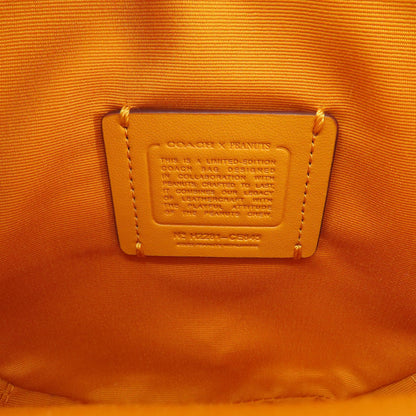 COACH コーチ CE845 キャンティーン ピーナッツコラボ 2WAY ハンドバッグ レザー レディース 中古