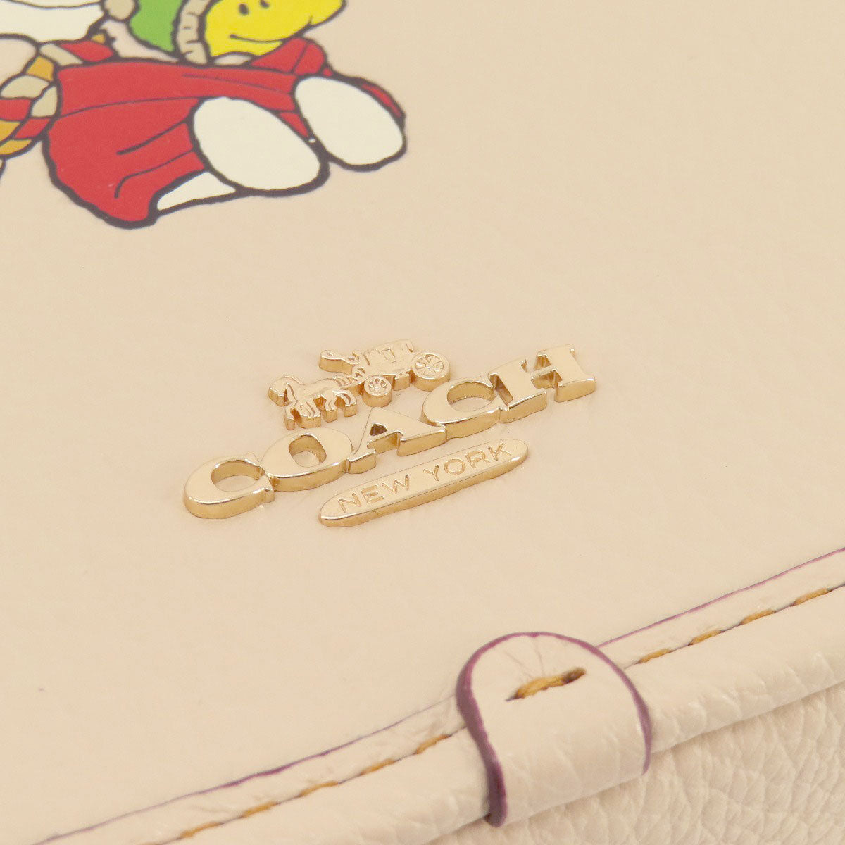 COACH コーチ CE845 キャンティーン ピーナッツコラボ 2WAY ハンドバッグ レザー レディース 中古