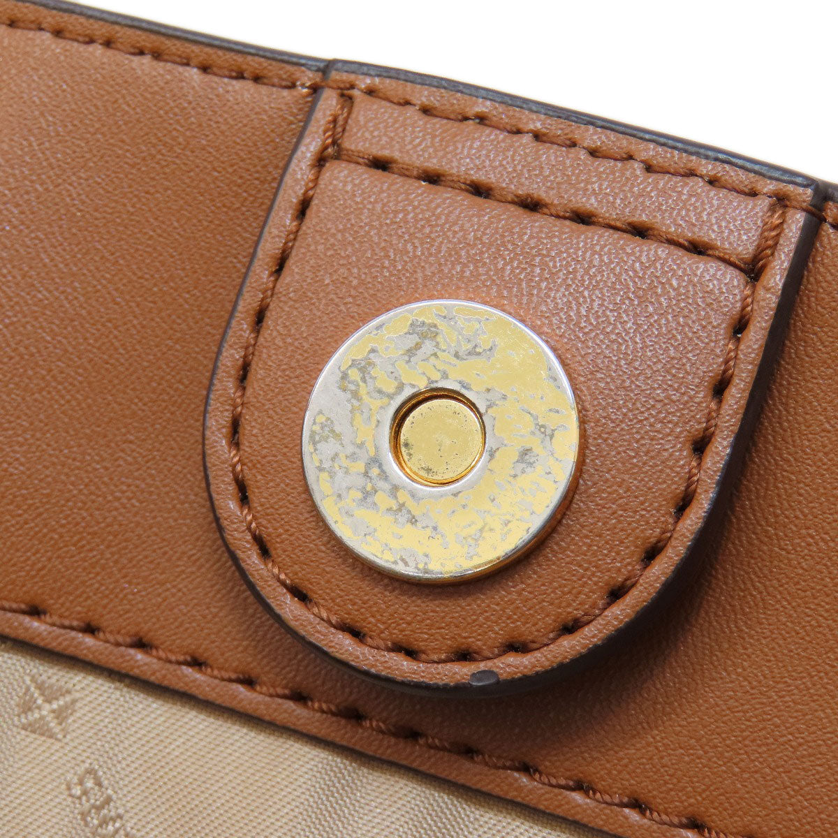 Michael Kors マイケルコース MKシグネチャー トートバッグ PVC レディース 中古