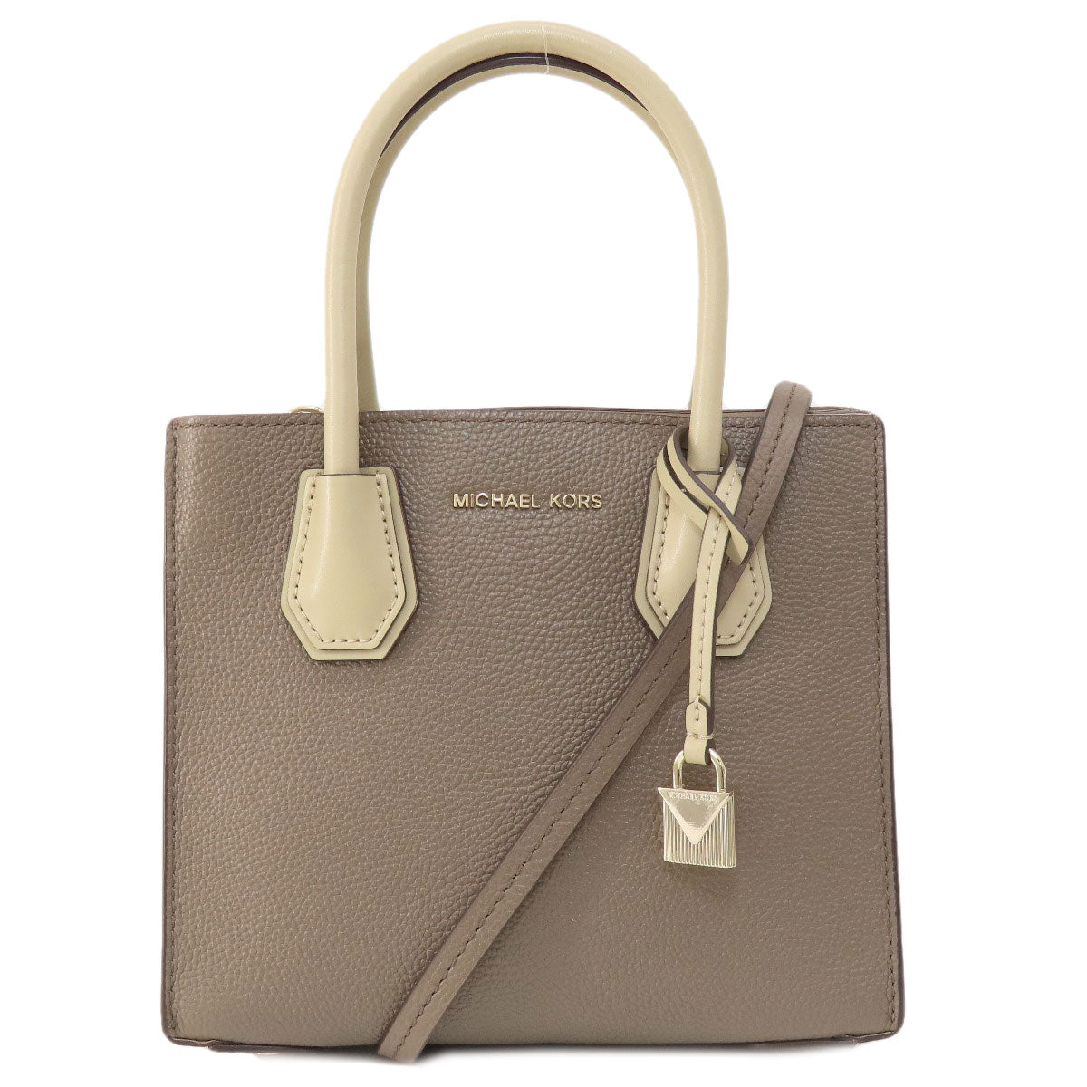 Michael Kors マイケルコース ロゴ金具 2WAY ハンドバッグ レザー レディース 中古