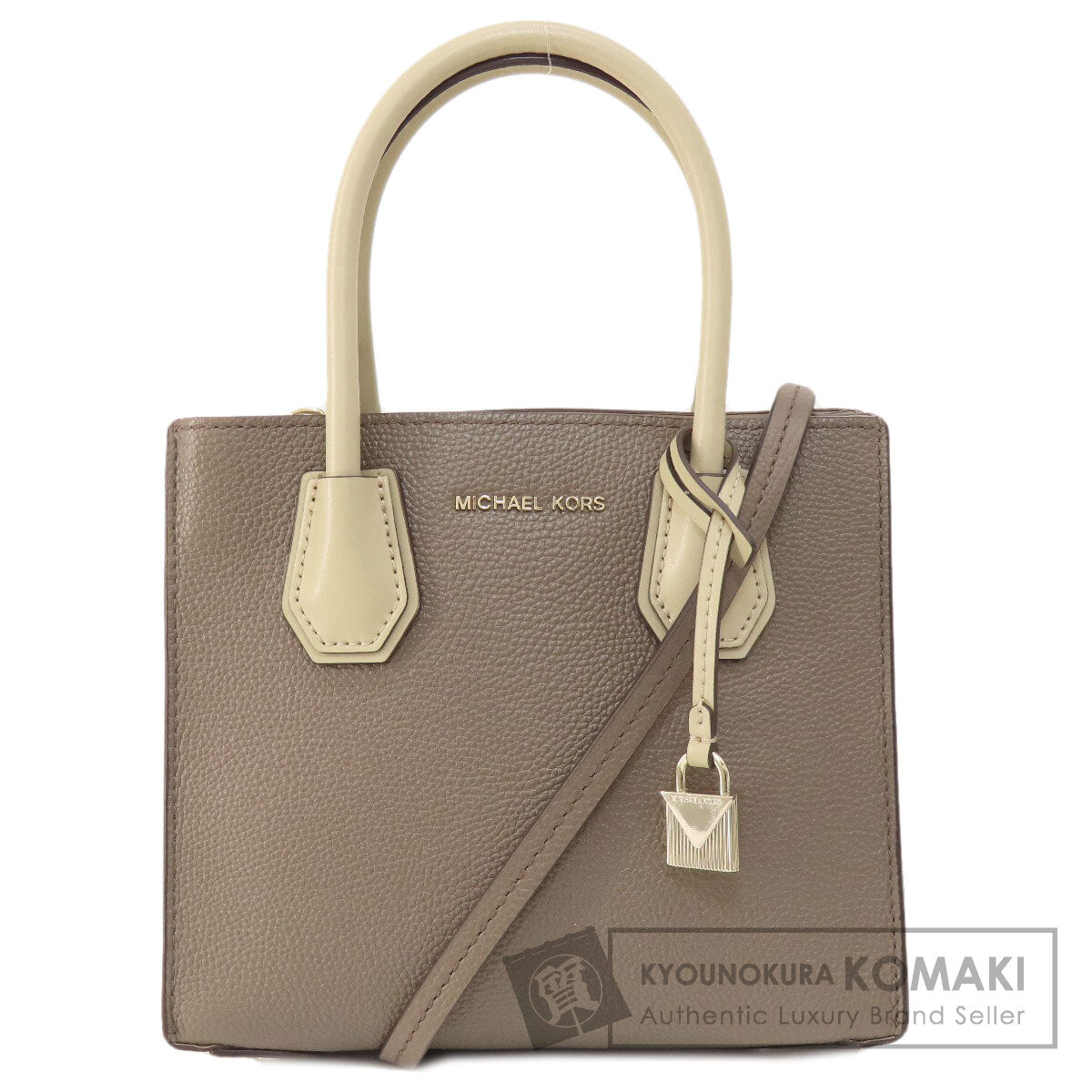 Michael Kors マイケルコース ロゴ金具 2WAY ハンドバッグ レザー レディース 中古