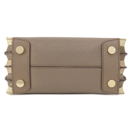 Michael Kors マイケルコース ロゴ金具 2WAY ハンドバッグ レザー レディース 中古