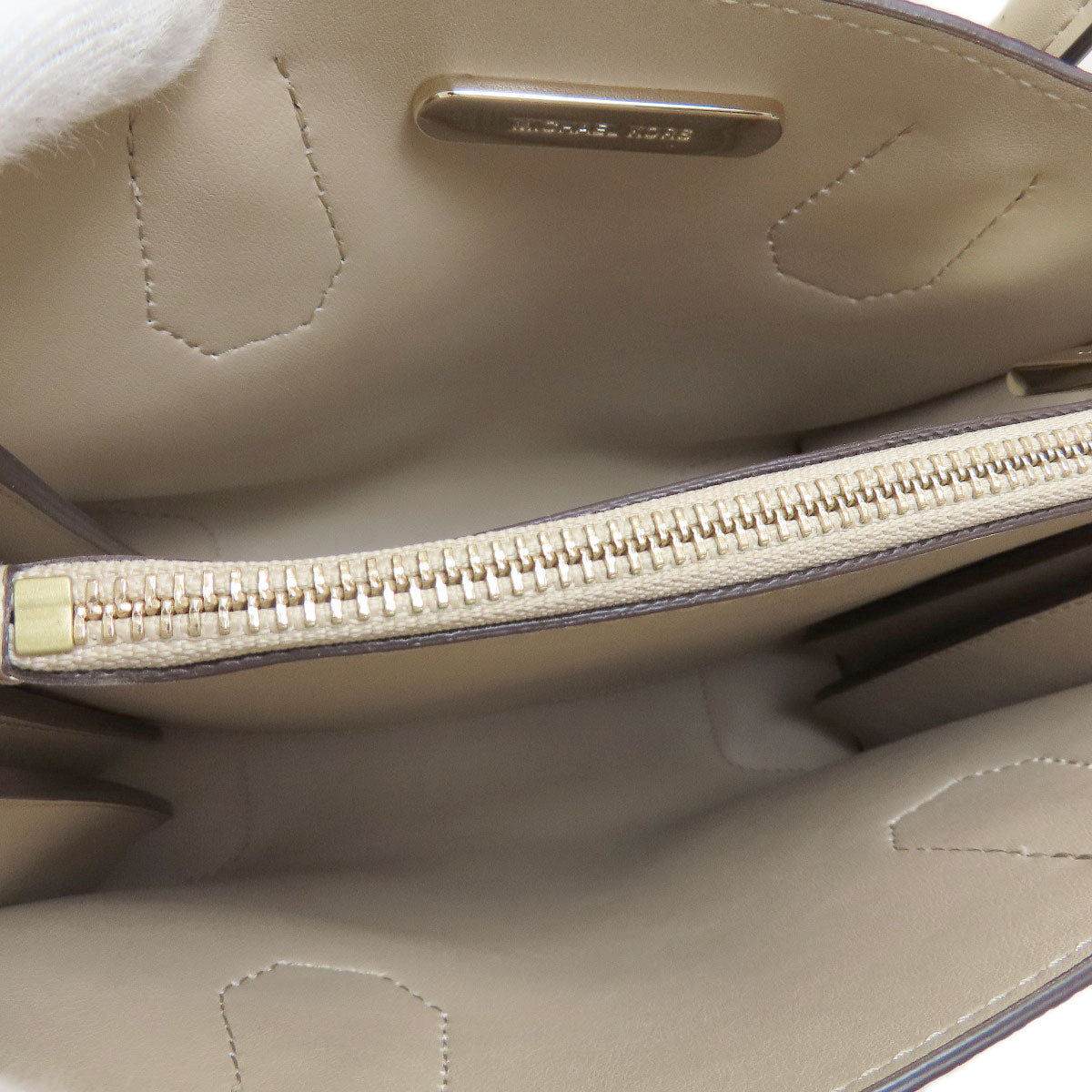 Michael Kors マイケルコース ロゴ金具 2WAY ハンドバッグ レザー レディース 中古