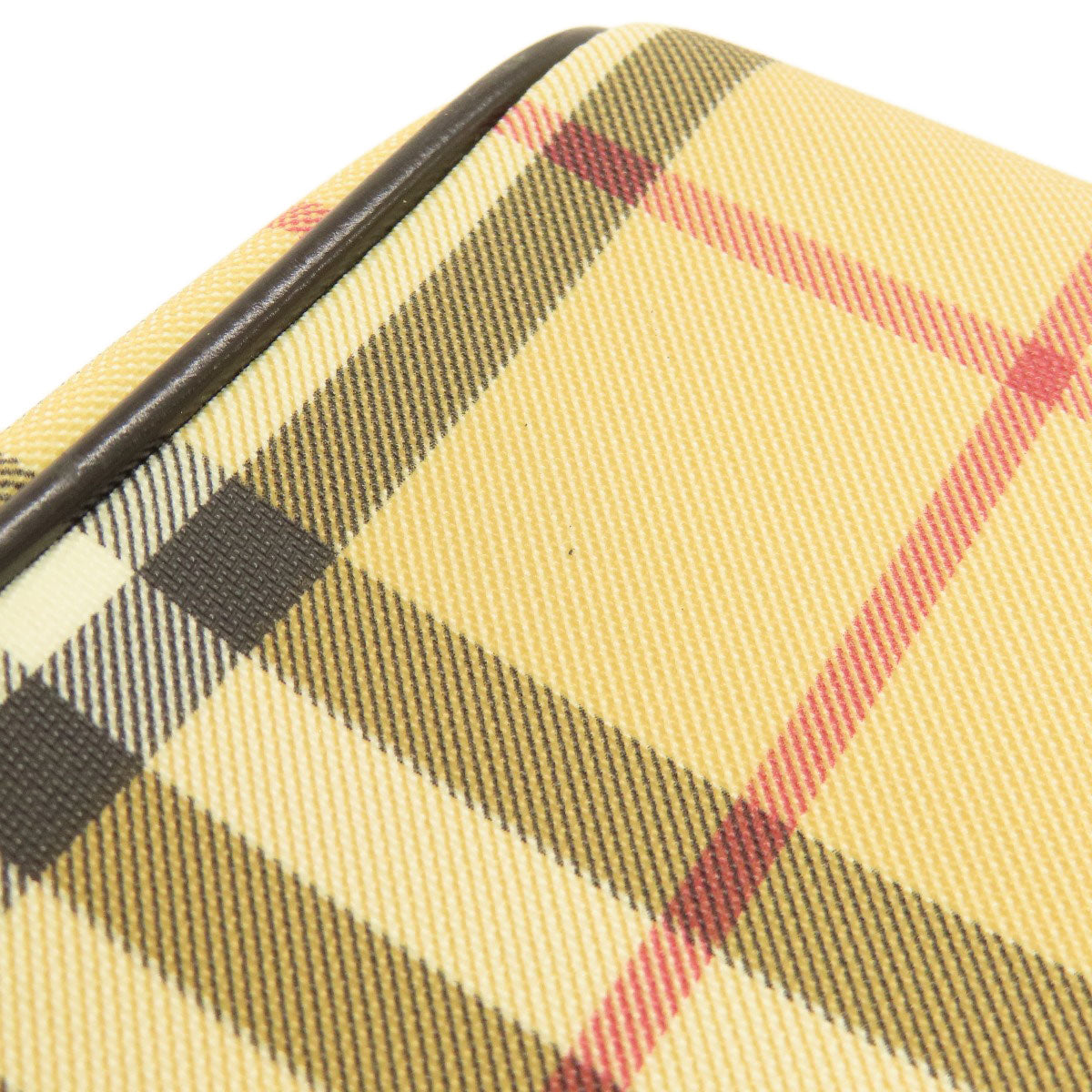 BURBERRY バーバリー ノバチェック ハンドバッグ PVC レディース 中古