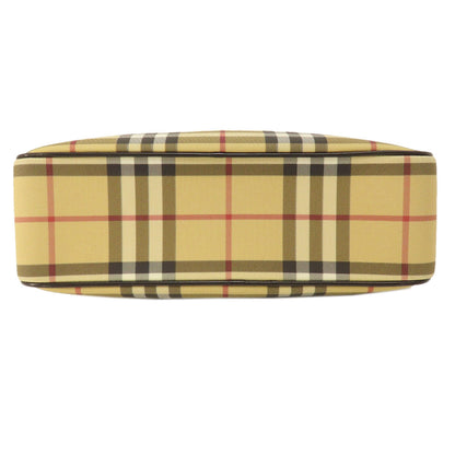 BURBERRY バーバリー ノバチェック ハンドバッグ PVC レディース 中古