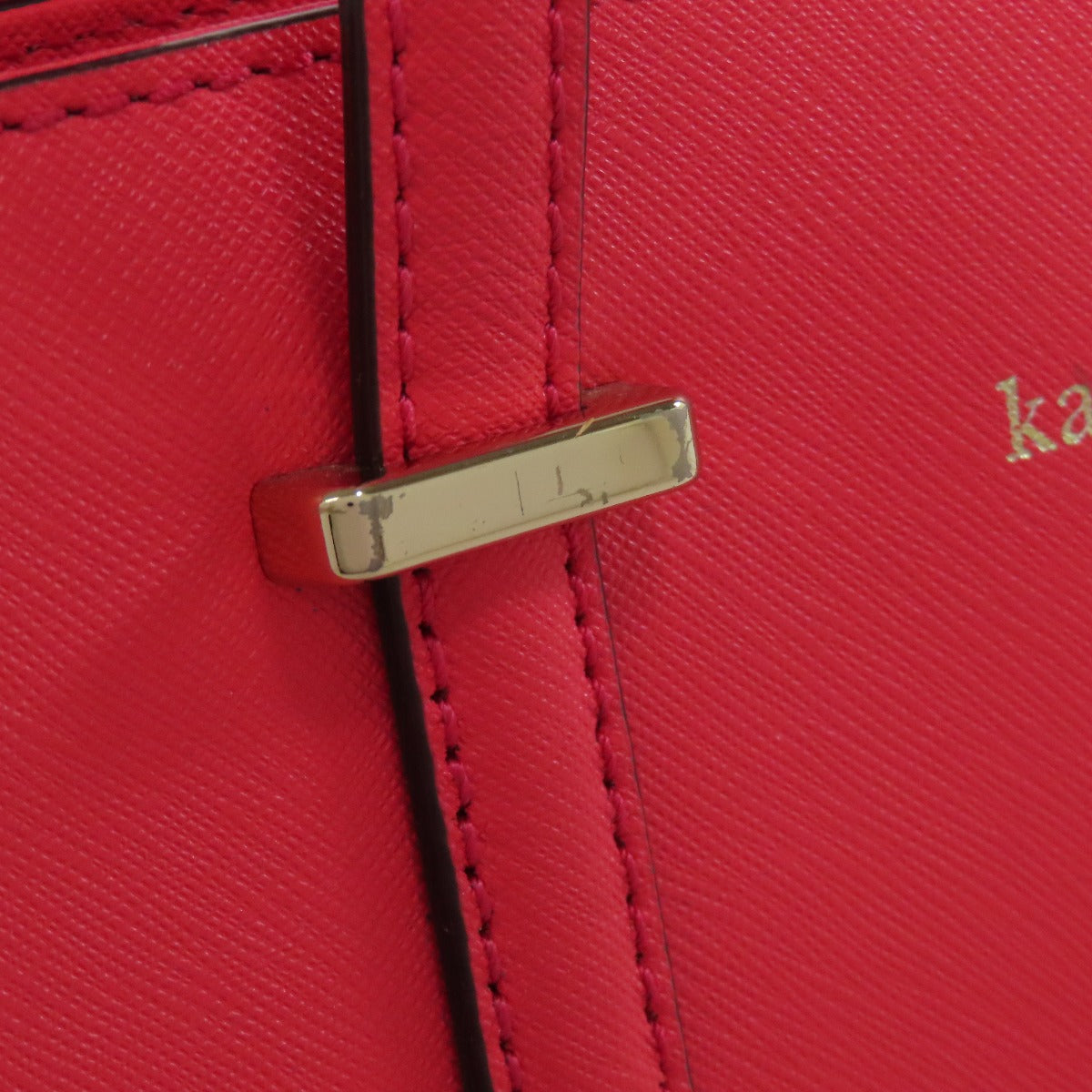 kate spade ケイトスペード ロゴ 2WAY ハンドバッグ PVC レディース 中古
