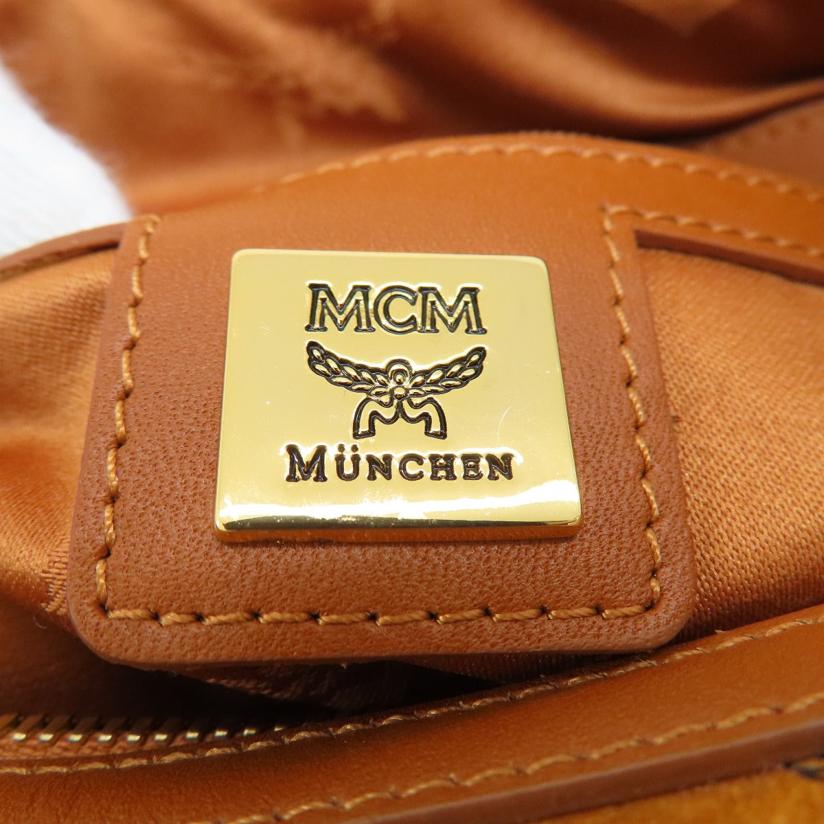 MCM エムシーエム ロゴ ボストンバッグ PVC レディース 中古