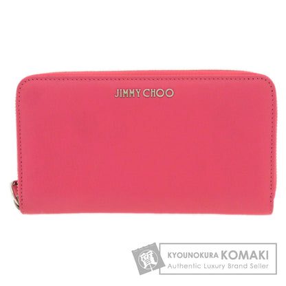 Jimmy Choo ジミーチュウ ロゴモチーフ 長財布（小銭入れあり） カーフ レディース 中古